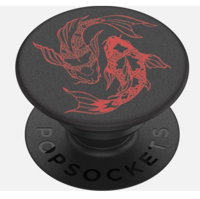 PopSockets Phone Grip Stand Koi Fish POPGRIP PopSocket Swappable Top