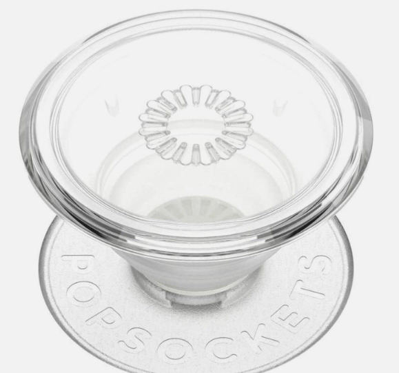 PopSockets PopGrip Swappable Grip for Phones & Tablets - Clear