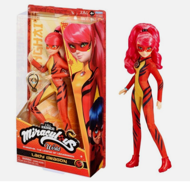 Miraculous World Lady Dragon 11" Action Figure - New
