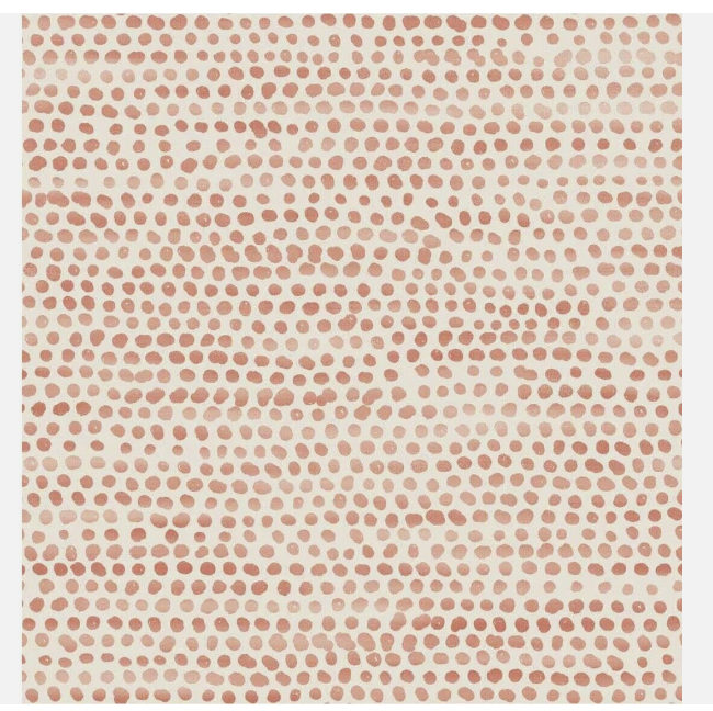 Tempaper MD10580 Coral Moire Dots | Designer Removable Peel and Stick Wallpaper