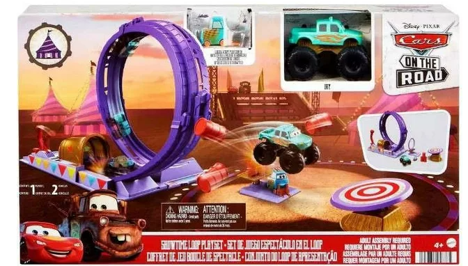 NIB Mattel UK Disney Cars - Circus Playset (Hgv73)