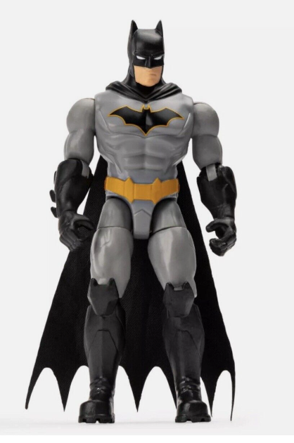 Batman DC Spin Master 3 Surprise Accessories in New Box, Grey Suit