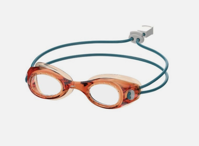 Speedo Kids Glide Swim Googles Scarlet . No Leak. 3-6